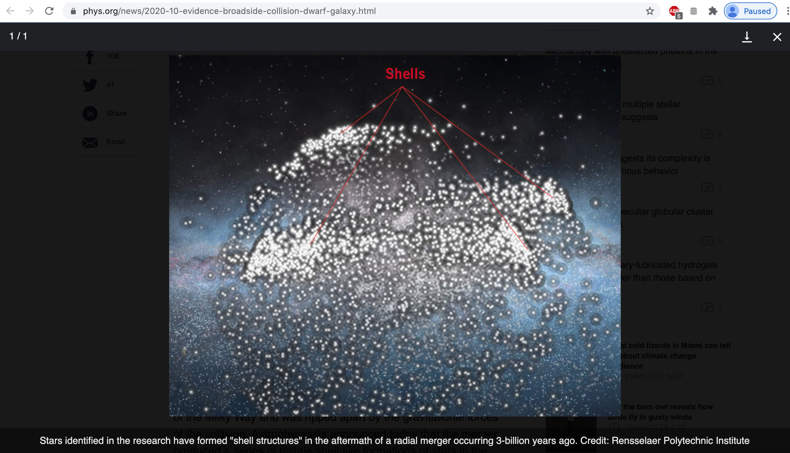 Shell of stars - hitting the Milky Way.jpg